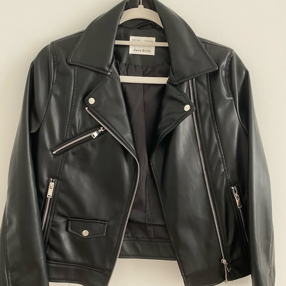 Zara Girls Leather Jacket